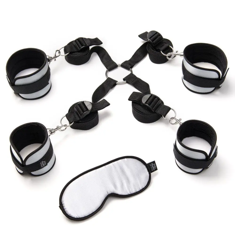 Fifty Shades of Grey Grinin Elli Tonova Set za Povezivanje na Krevetu