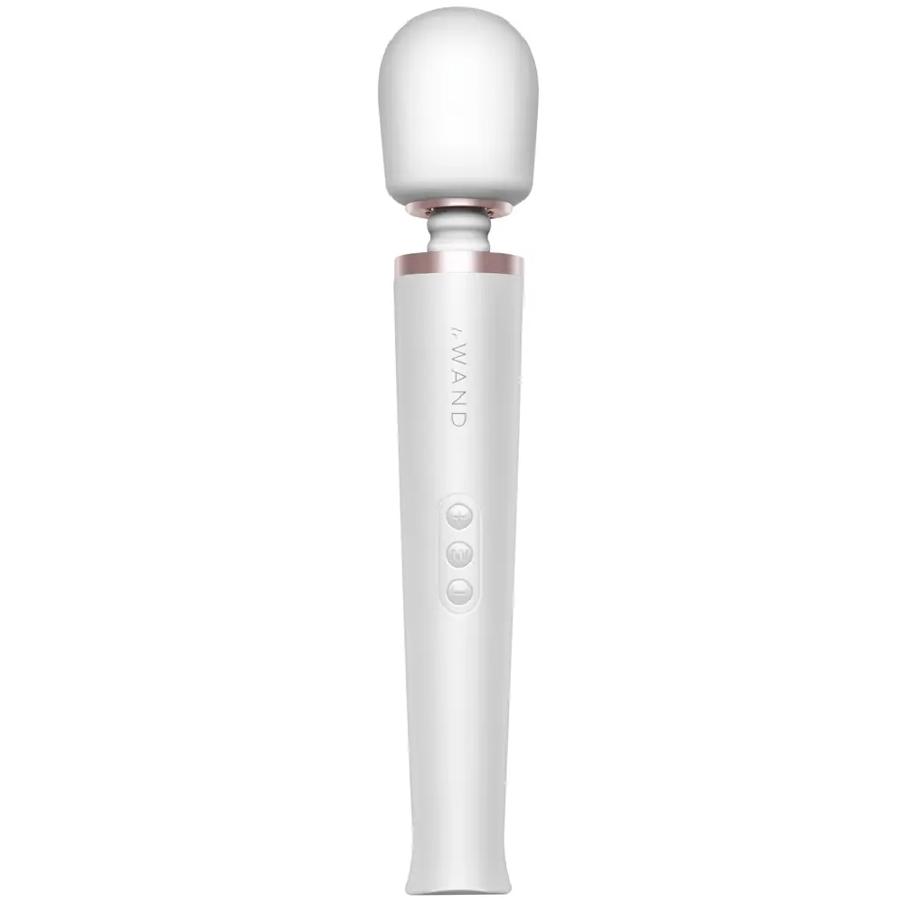 Le Wand punjivi masažni maser bijeli vibrator