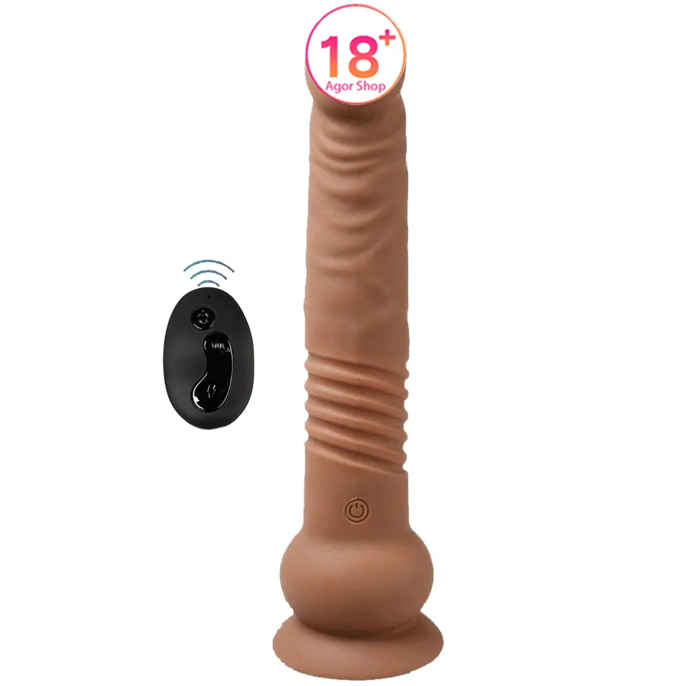 Agor Escapade Thrusting dildo napred-nazad pokretni vibrirajući penis