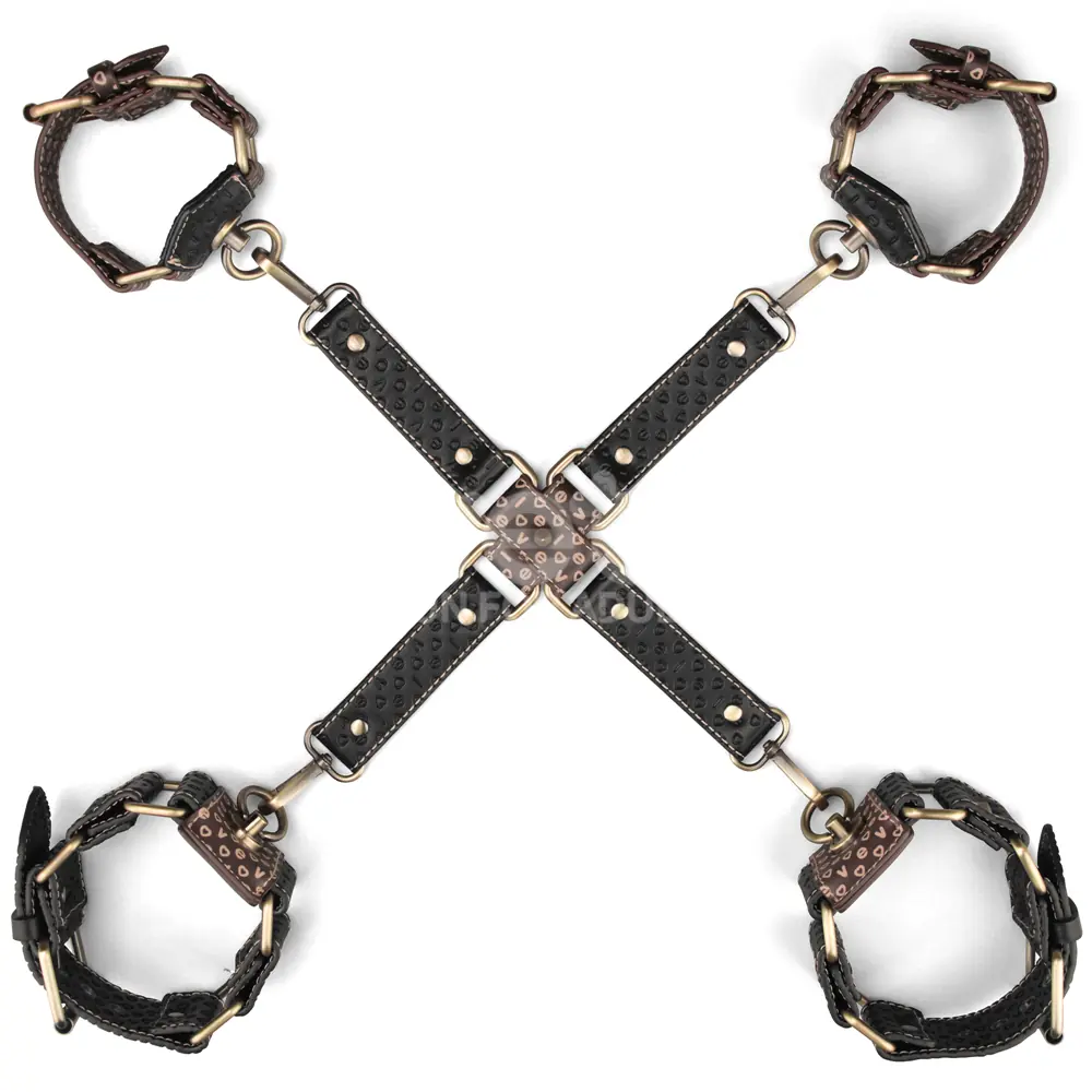 Lovetoy Rebellion Reign set za vezivanje (hogtie) s el-ayačnim steznicama LV761209