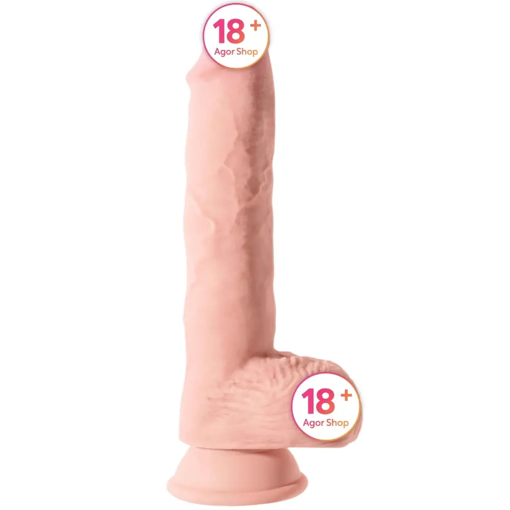 Pipedream King Cock 10-inča Triple Density Cock s lopticama – realistički penis