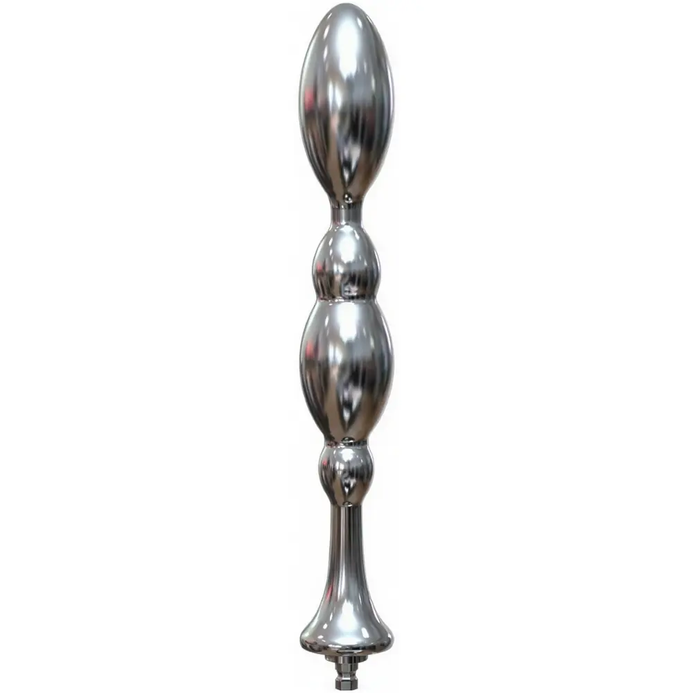 Hismith Sex Machine KlicLok 8.3 inč Glatki Aluminijumski Metal Anal Dildo