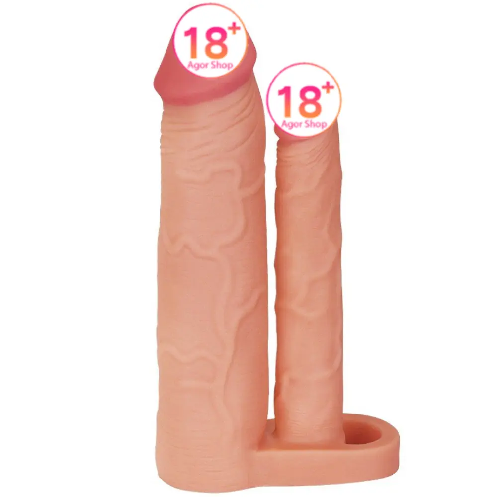 Lovetoy Pleasure X-Tender dvosmjerni penis omotač
