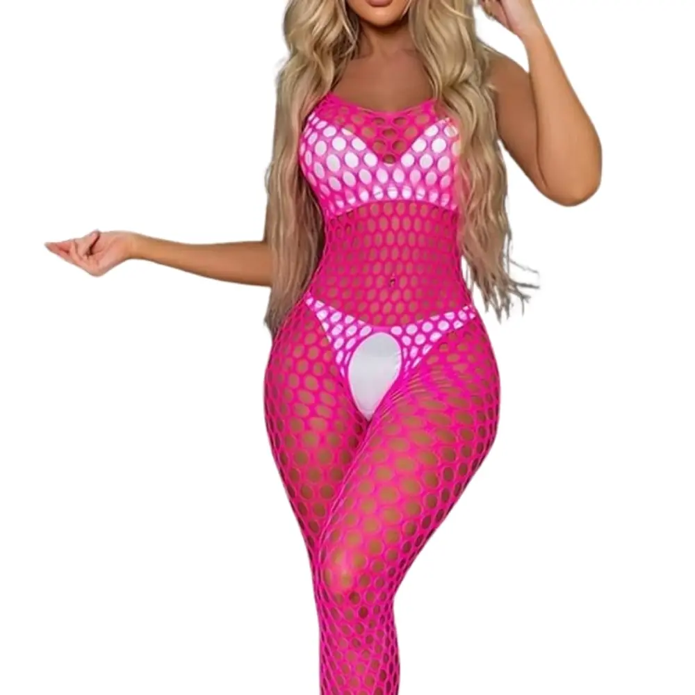 Agor Vivaldy Specijalno Područje Otvorena Prstenasta Detaljna Body Čarapa Pink