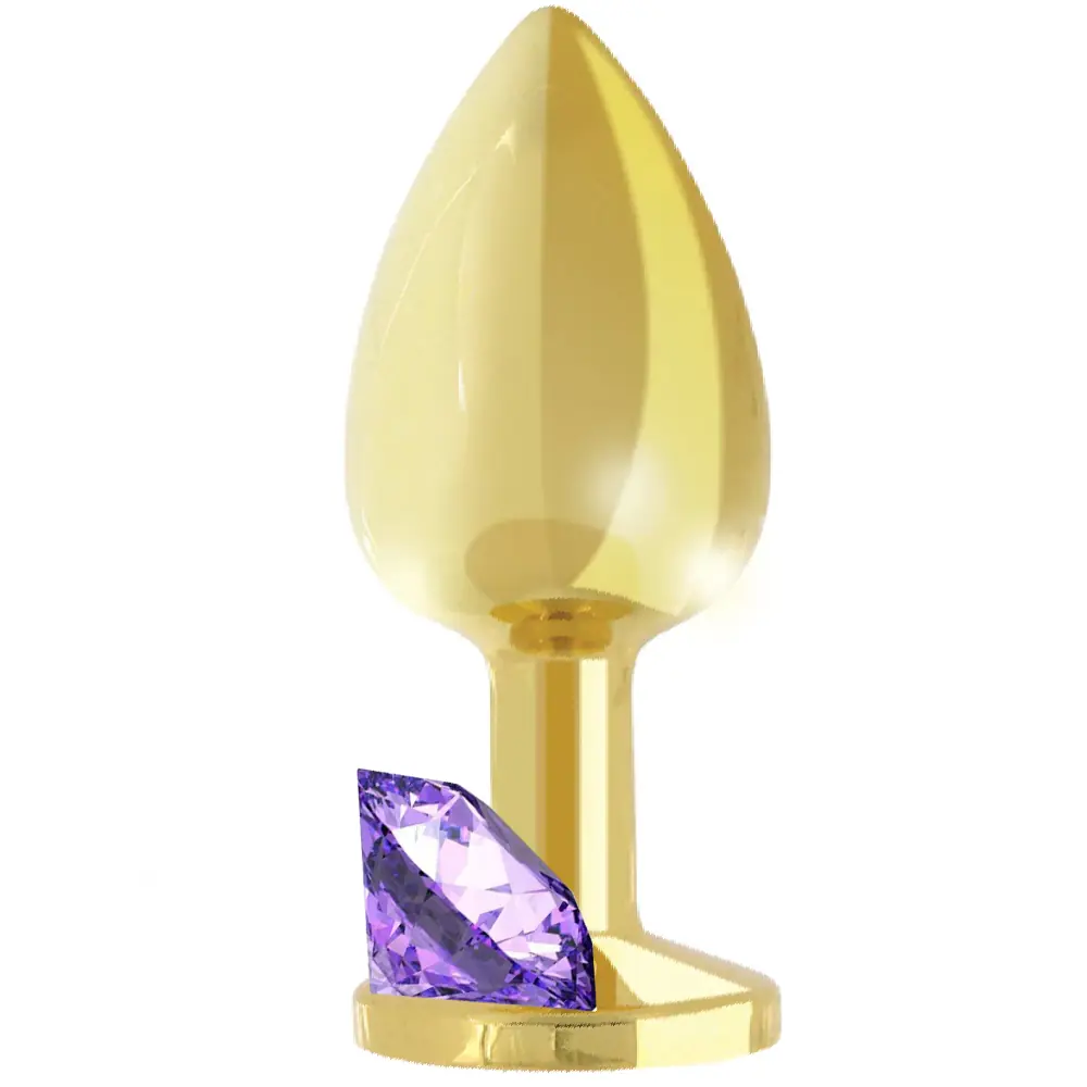 Agor Booty Jewellery zlatni metalni analni čep (mali)