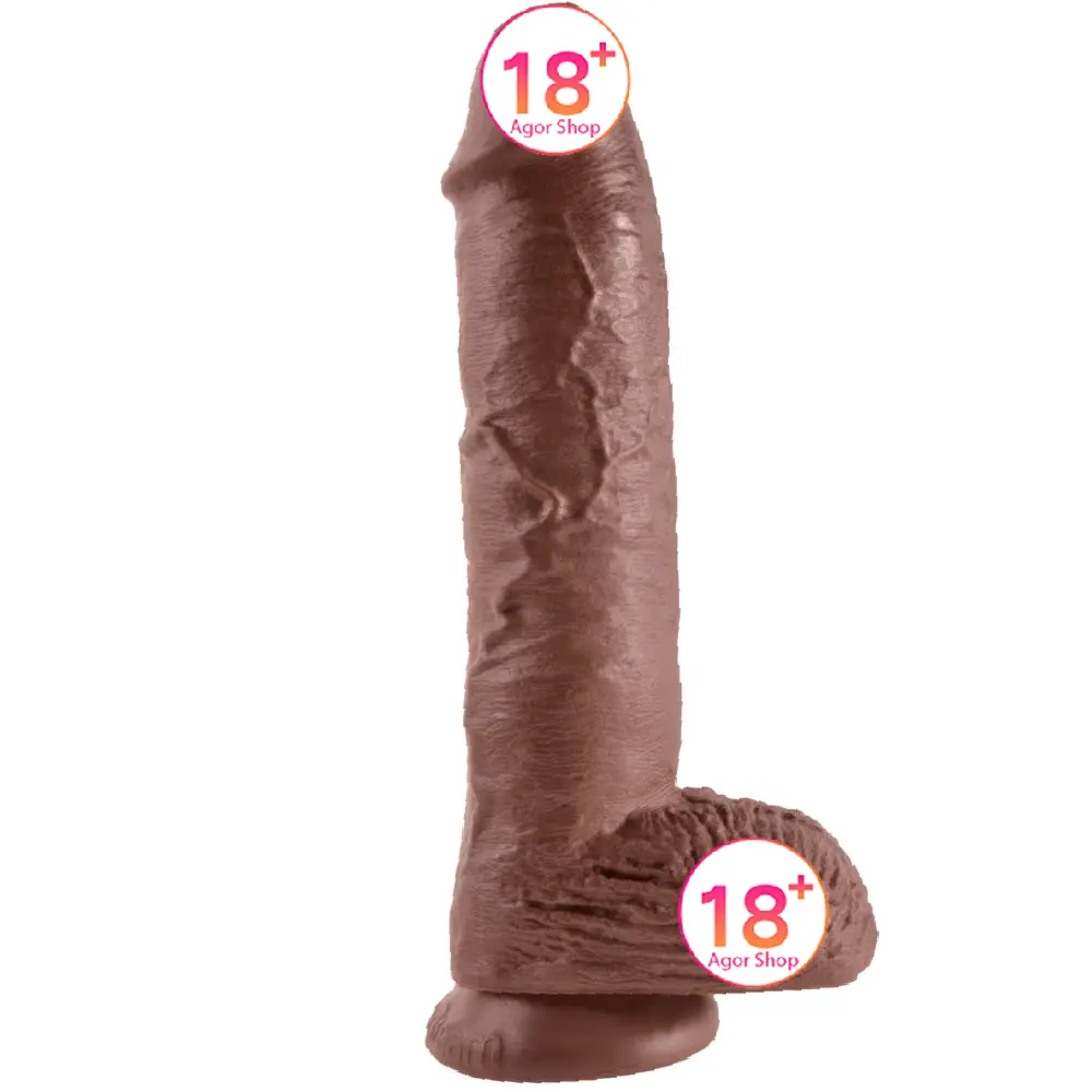 Pipedream King Cock 10 inča Penis sa Testisima 25 cm Realistični