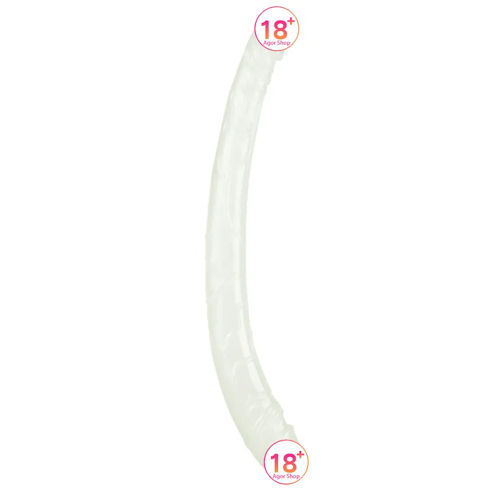 Lovetoy Lumino Play dvostruki realistički gel dildo 37 cm