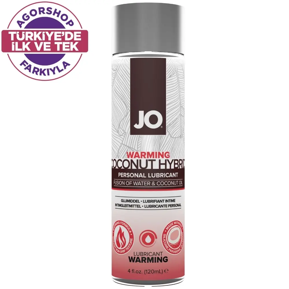 JO Coconut Hybrid Warming Jel za podmazivanje – 120 ml