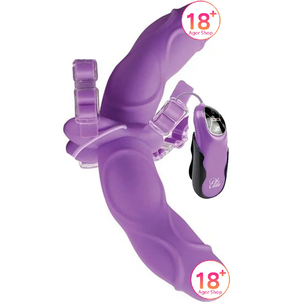 Pipedream Fetish Fantasy Elite Vibrirajući Double Delight Strap-On