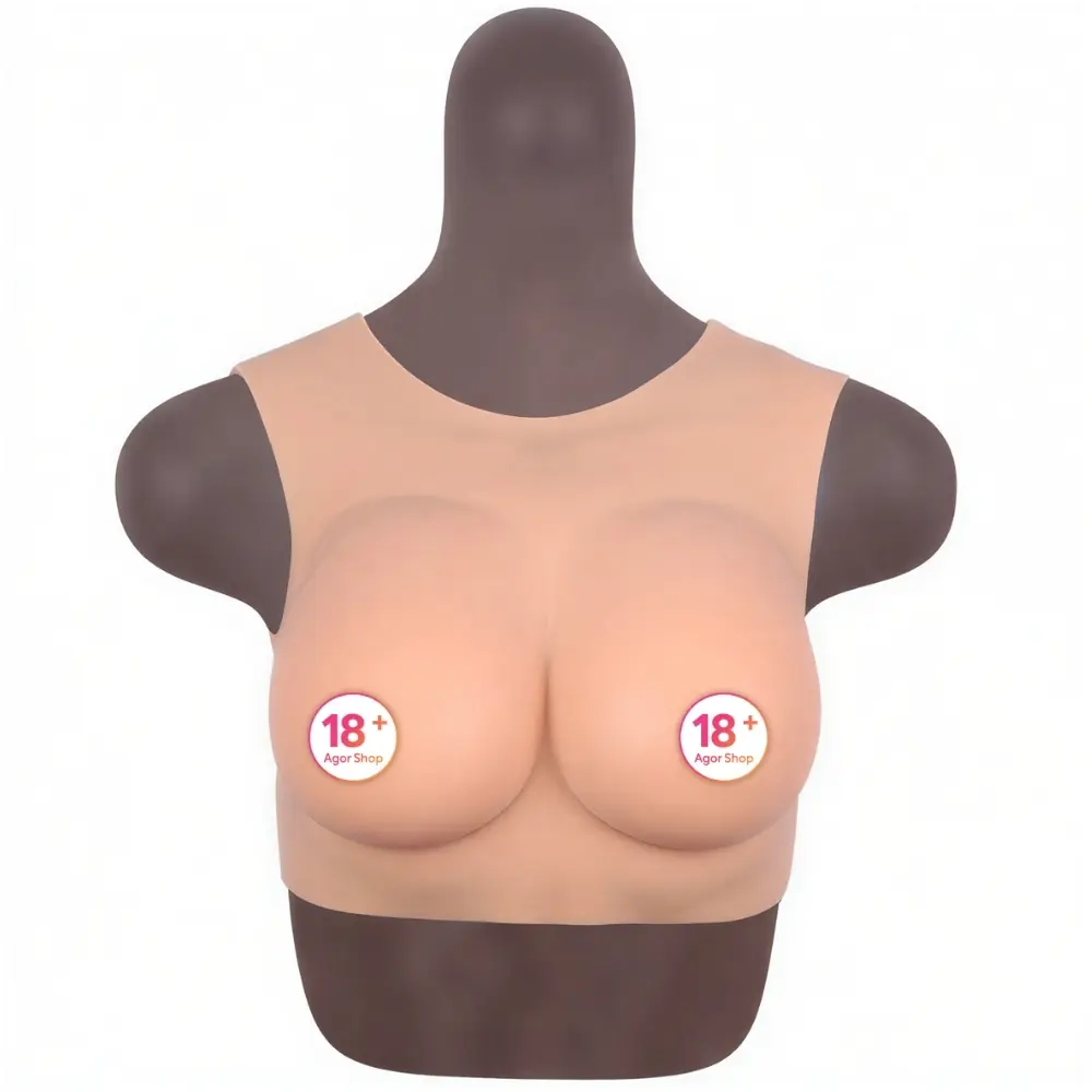 Agor Nosivi Bodysuit Crossdresser sa Remenom Silikonska Dojka B-HG06