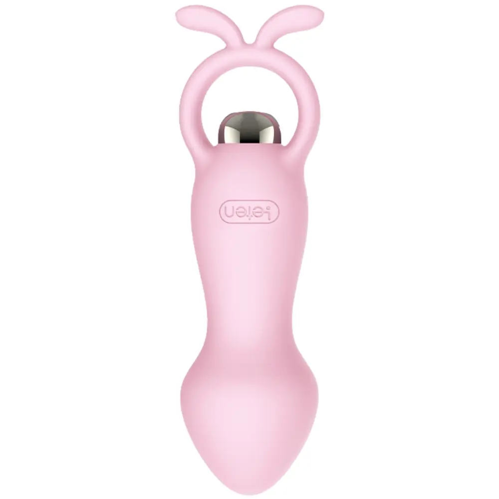 Leten Baby Bunny Model B Super Silikon Vibrirajući Anal Plug