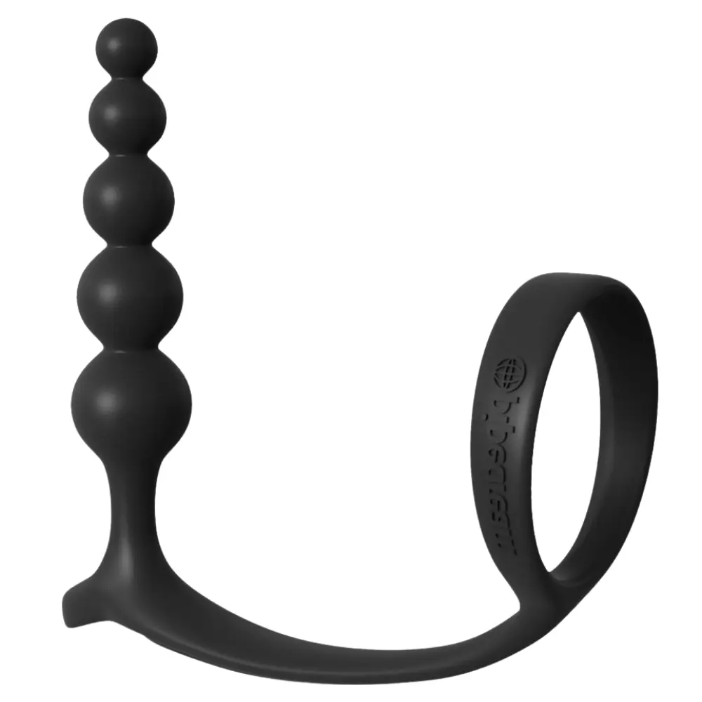 Pipedream Anal Fantasy kolekcija Ass-Gasm prsten za penis s analnim perlicama