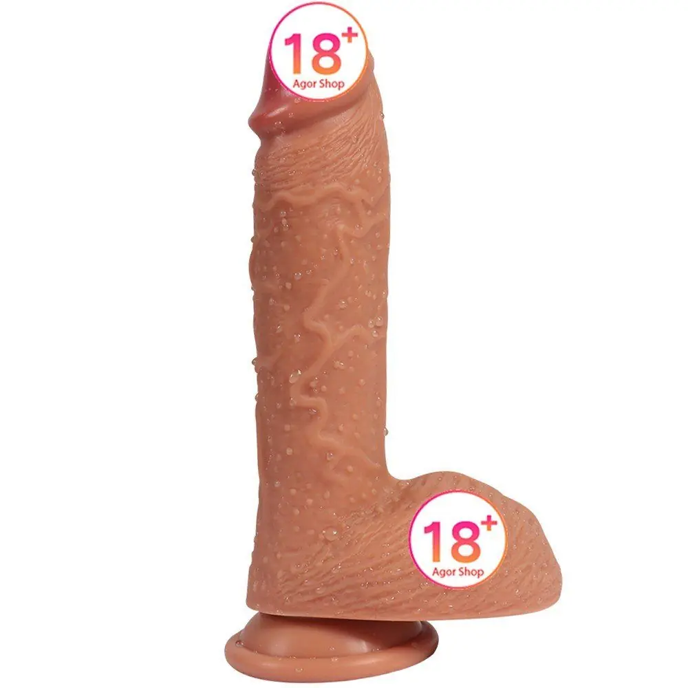 Shequ Buru Realistički Dildo 22 cm Naturalna Tekstura