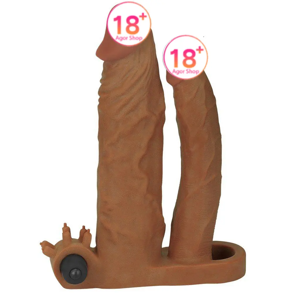 Lovetoy Pleasure X-Tender dvosmjerni vibrirajući omotač za penis LV314101