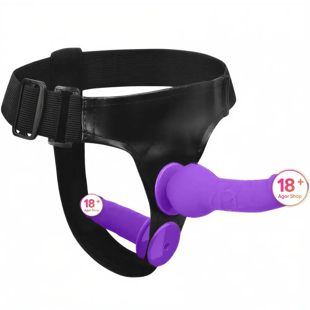 Agor Fetish Fantasy Series Double Head Biseksualni Strap-On