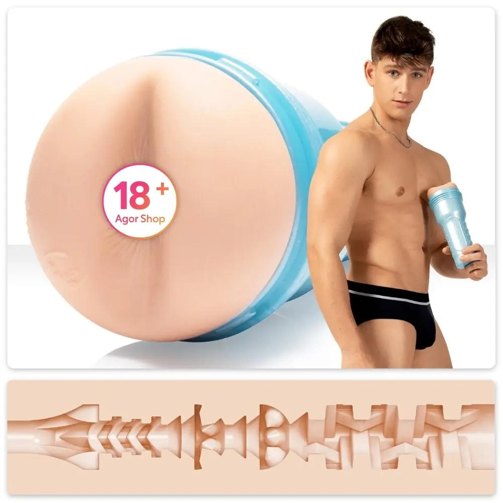 Original Fleshjack Boys Reno Gold Golden Boy Tekstura Analni Masturbator