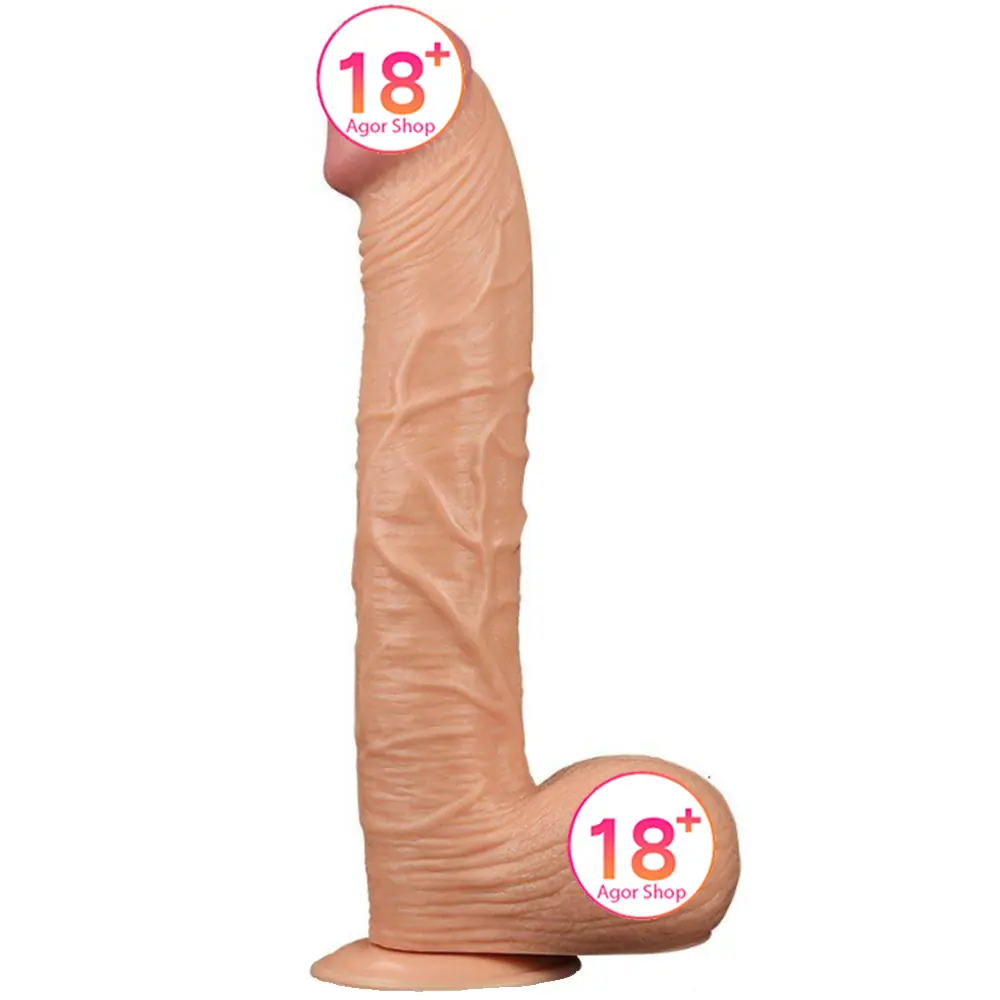 Lovetoy King Sized Realistični Dildo 12'' Veliki Realistični Penis LV2209