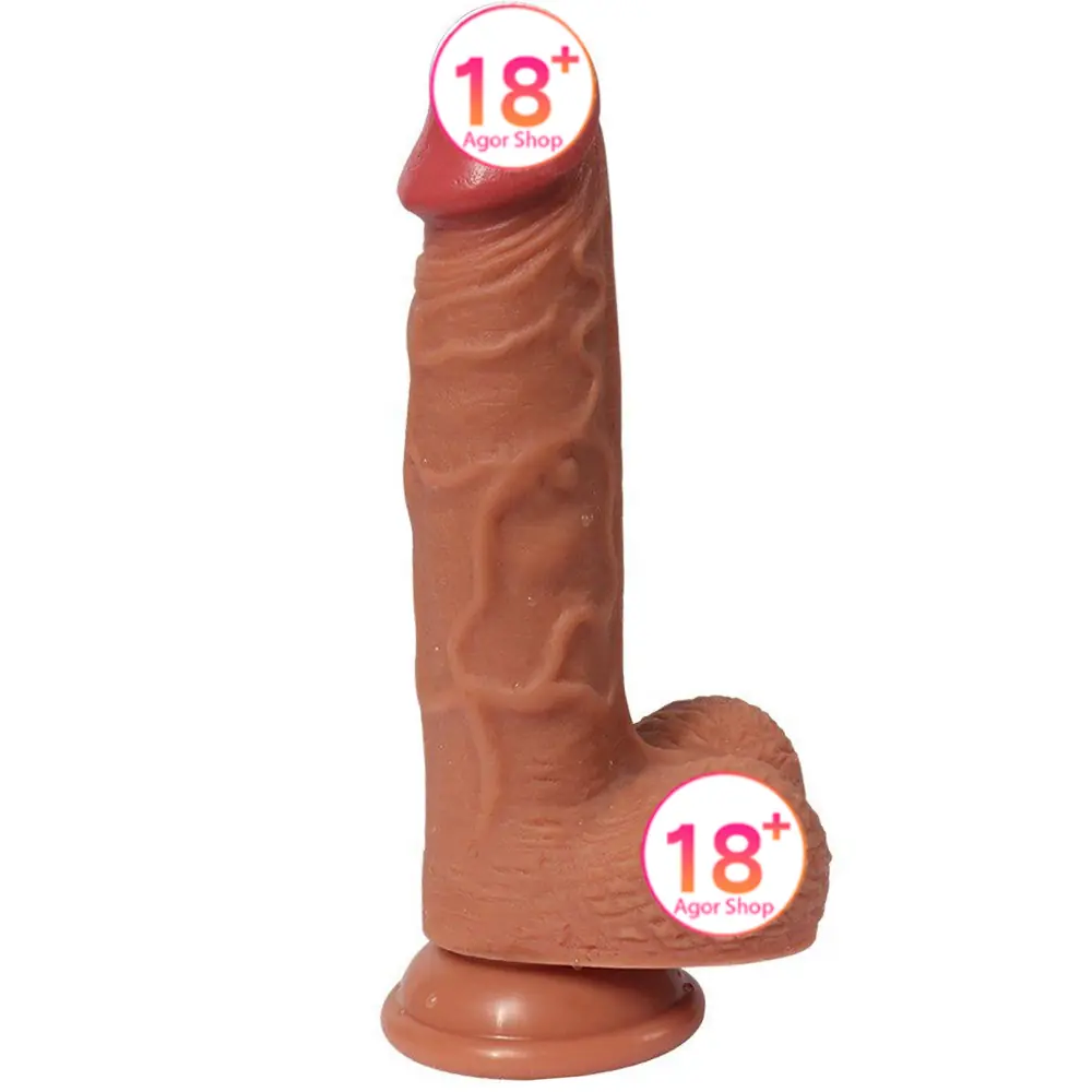 Shequ Hans 21 cm prirodna tekstura realistički penis